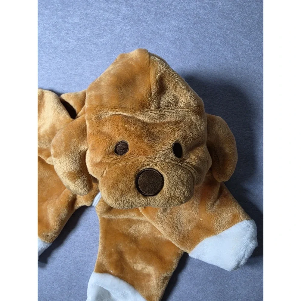 Brown Plush Full Body Hooded Puppy Costume Jumper Size 0-3M New Halloween